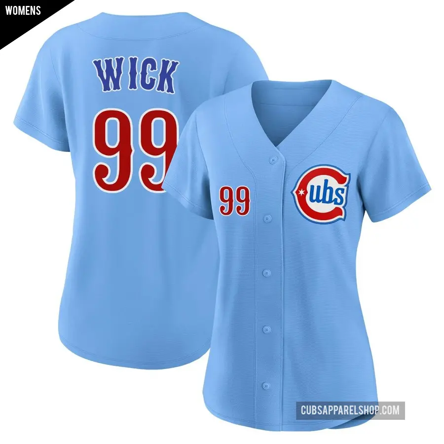 Women's Chicago Cubs ＃99 Rowan Wick Limited Royal 2nd Alternate Jersey